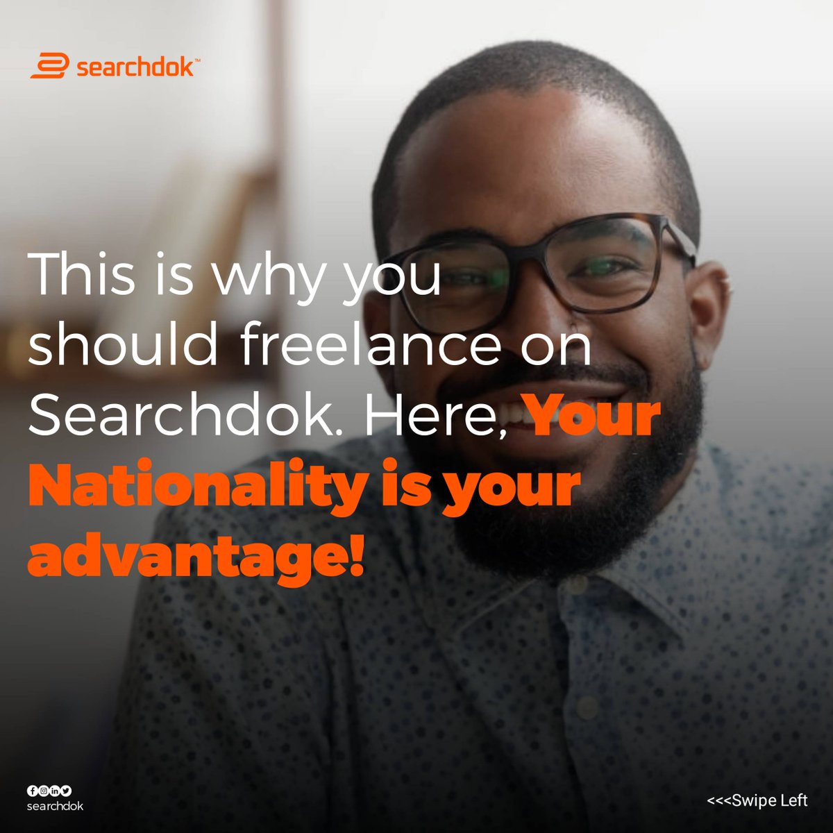 searchdok's tweet image. Freelancing just got way cooler!
#freelancingjobs #freelancedeveloper #freelance #nigerianfreelancer #nigeriancreatives #nigeriandigitalcreator #nigerianuniversitystudents #newweekquotes #freelancingplatform #freelancingtips