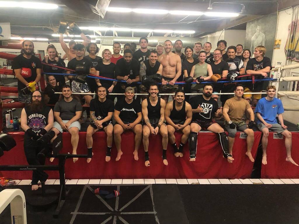 undisputedaz's tweet photo. 37 in our first afternoon Muay Thai class. With this much interest there is a real chance that the class will fill up, so make sure you sign up ahead of time and show up early https://t.co/hAfMBXC1WU