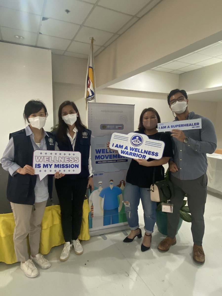DoctorJas's tweet photo. #TheWellnessMovement Launch event yesterday led by the DOH with support from @WHOPhilippines @AusAmbPH #MentalHealth #Healthcare workers 🇵🇭 #ProjectBRAVE https://t.co/4mszDqIPCk