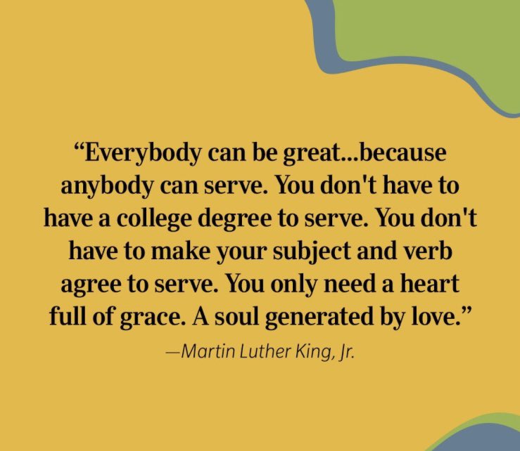 Martin Luther King Jr Day is always a day of great reflection, appreciation, and hope that we all live knowing “the time is always right to do what is right.
#MLKDay