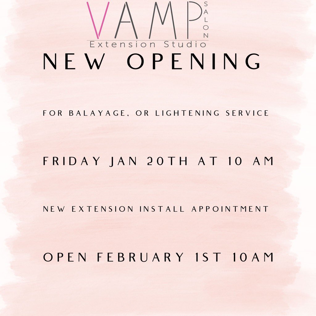 AfterPay at Vamp Salon - Beautiful Hand-Tied Hair Extensions