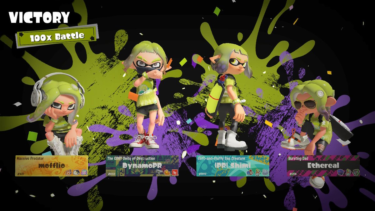 uTaiTeCoMPLeX's tweet photo. yeah #Splatoon3 #NintendoSwitch https://t.co/dimM01nxl4