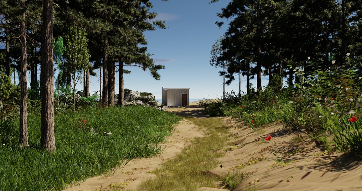 e36thorn's tweet photo. Looking to get some #feedback on these #renders before final render. What stands out, weird, not right? #Blender3d #BlenderCycles #architecture https://t.co/q3V9J0nihI