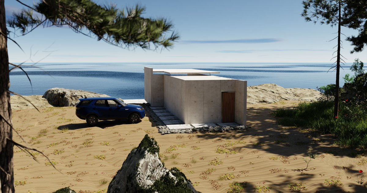 e36thorn's tweet photo. Looking to get some #feedback on these #renders before final render. What stands out, weird, not right? #Blender3d #BlenderCycles #architecture https://t.co/q3V9J0nihI