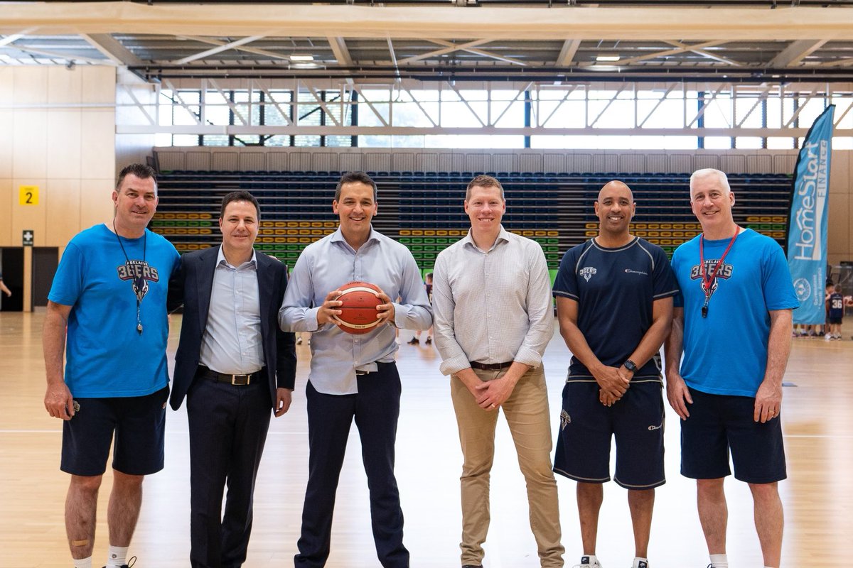 BBoyerMP's tweet photo. Great to join the @Adelaide36ers today to announce a joint partnership with the SA Government on a new SACE program. 

Sport can play such an important role in building the leadership and wellbeing of young people. https://t.co/ZAZQ4STVar
