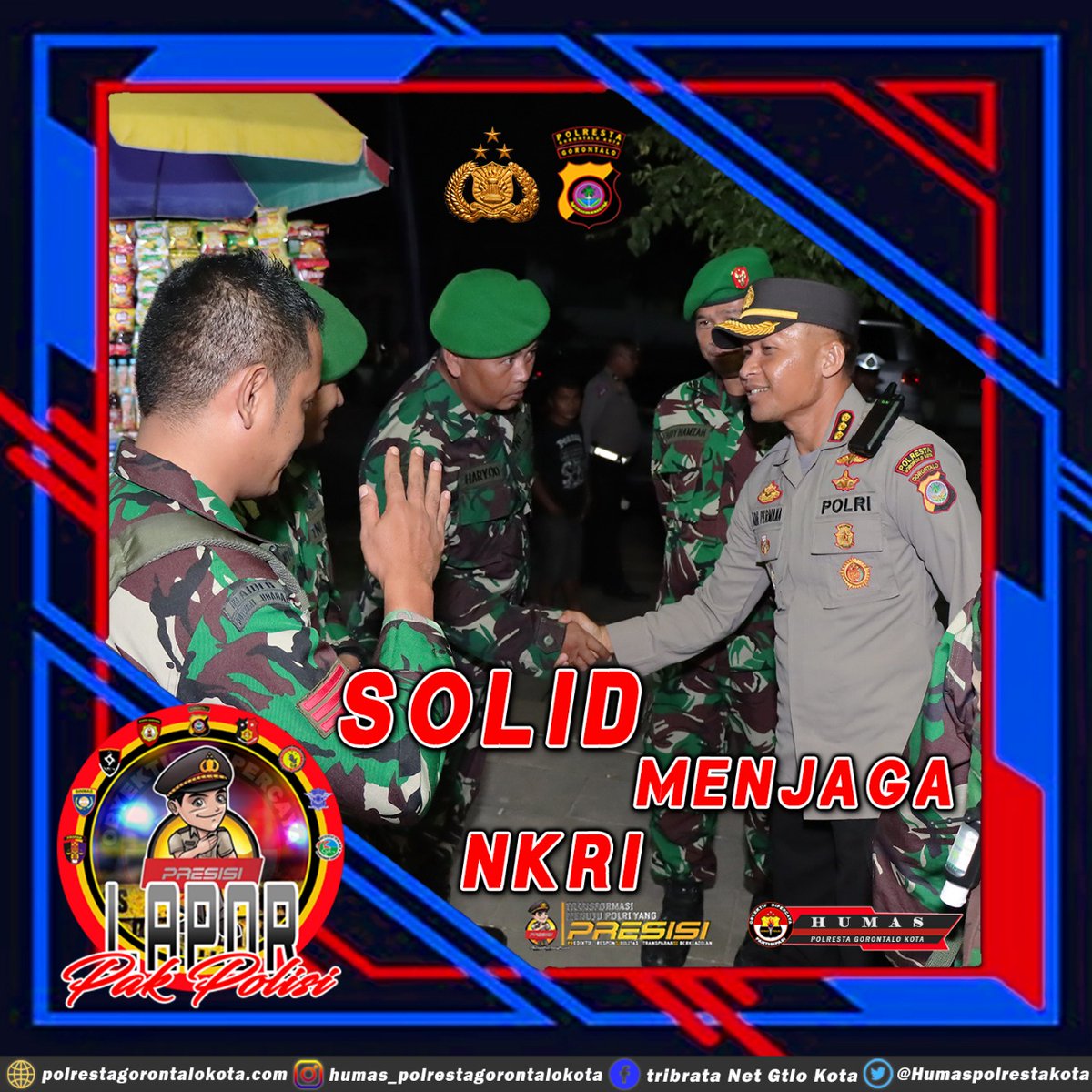 #tnipolrisolid #sinergitastnipolri #tnipolrijagaNKRI #polrestagorontalokota