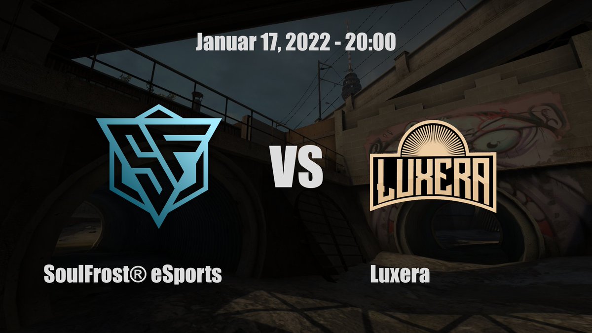 📢 Auf ein neues heißt es heute.

📺 twitch.tv/ctvcsgode 🇩🇪
🎙 <a href="/_FudoD/">FudoD</a>  🇩🇪
🕗 20:00 Uhr

⚔ <a href="/SFeSportsORG/">SoulFrost® eSports</a> 🆚 <a href="/LuxeraEsports/">Luxera</a>
🏟 <a href="/ESEA/">ESEA League</a> League Intermediate EU Season 44
📋 play.esea.net/match/17014841