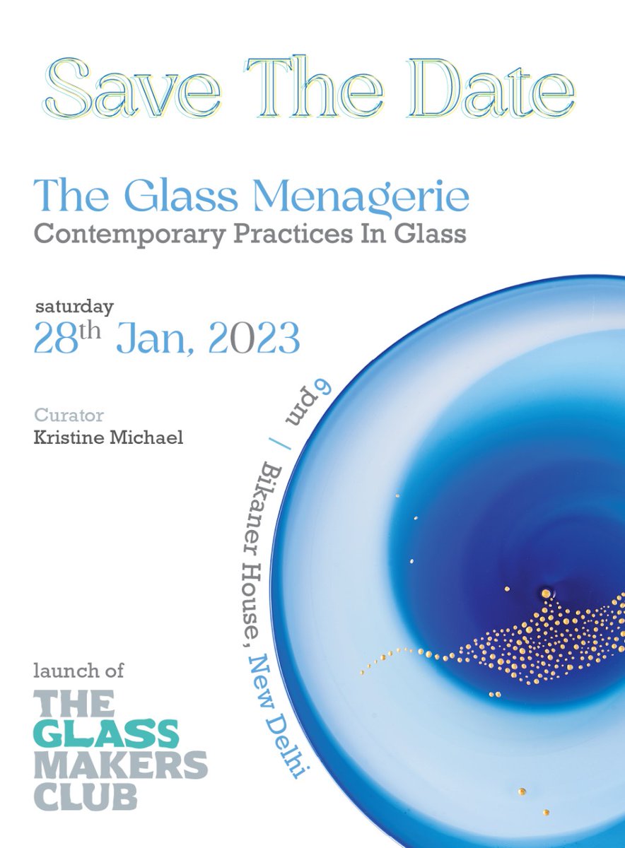 BawaHemi's tweet photo. Excited and elated to be a part of  ‘The Glass Menagerie – Contemporary Practices in Glass’. 

The Glassmakers Club, a unique forum to facilitate studio #glassart, is a first of its kind in South Asia and I am delighted to participate in this #artexhibition. https://t.co/gWCN5Ed8IL