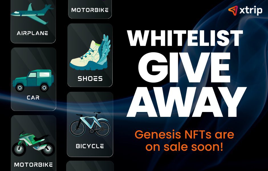 旅して稼ぐ #xtrip ローンチ決定を祝してgiveawayさせていただきます🎉

🎁WL x 5名様

WL保有者はジェネシスを2AVAX引きで買えるので、4300円くらいの価値がある✨

📝応募条件
・いいね＆RT
・フォロー
<a href="/xtrip_travel/">xtrip | Travel And Earn 🔺</a> 
<a href="/chika_stepn/">ちか</a>

プロジェクトの詳細は👇へ