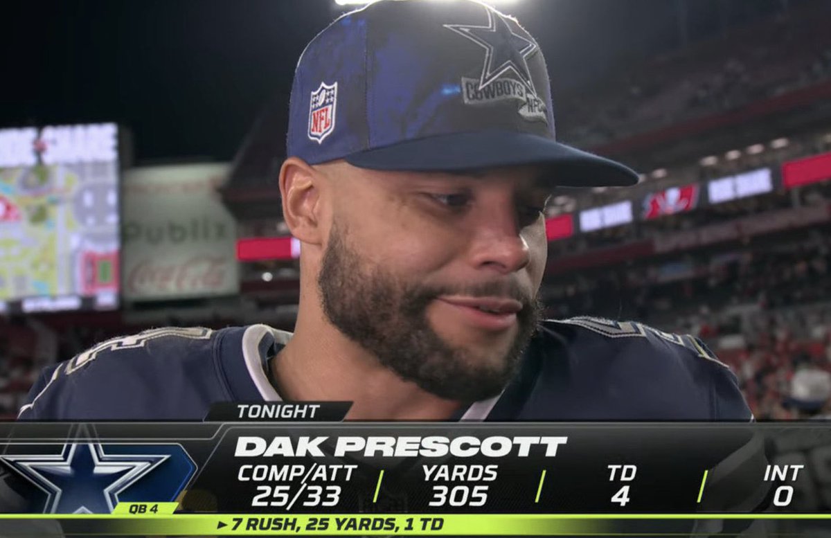 That’s my Quarterback!! #CowboysNation #DC4L 
On to to SF 🔥🔥🔥