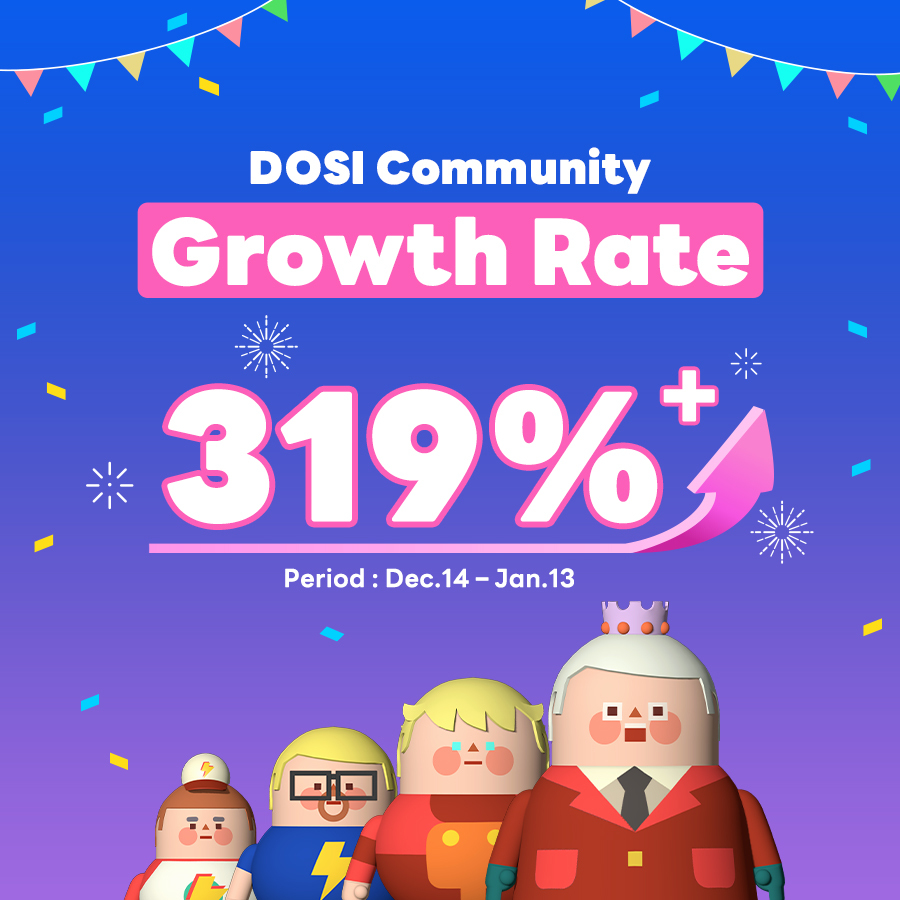 DOSI_official's tweet photo. 🔥🔥See how DOSI Community has grown last month!🔥🔥

Join DOSI Community where all our citizens hangout and communicate ♥️👉https://t.co/7PWVEfOcpU

#DOSI #NFTCommunity https://t.co/vEABQCMQaO