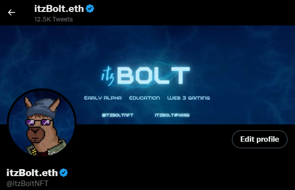 itzBolt's tweet photo. Finally got my Twitter Blue checkmark https://t.co/s6qSVlkV7T