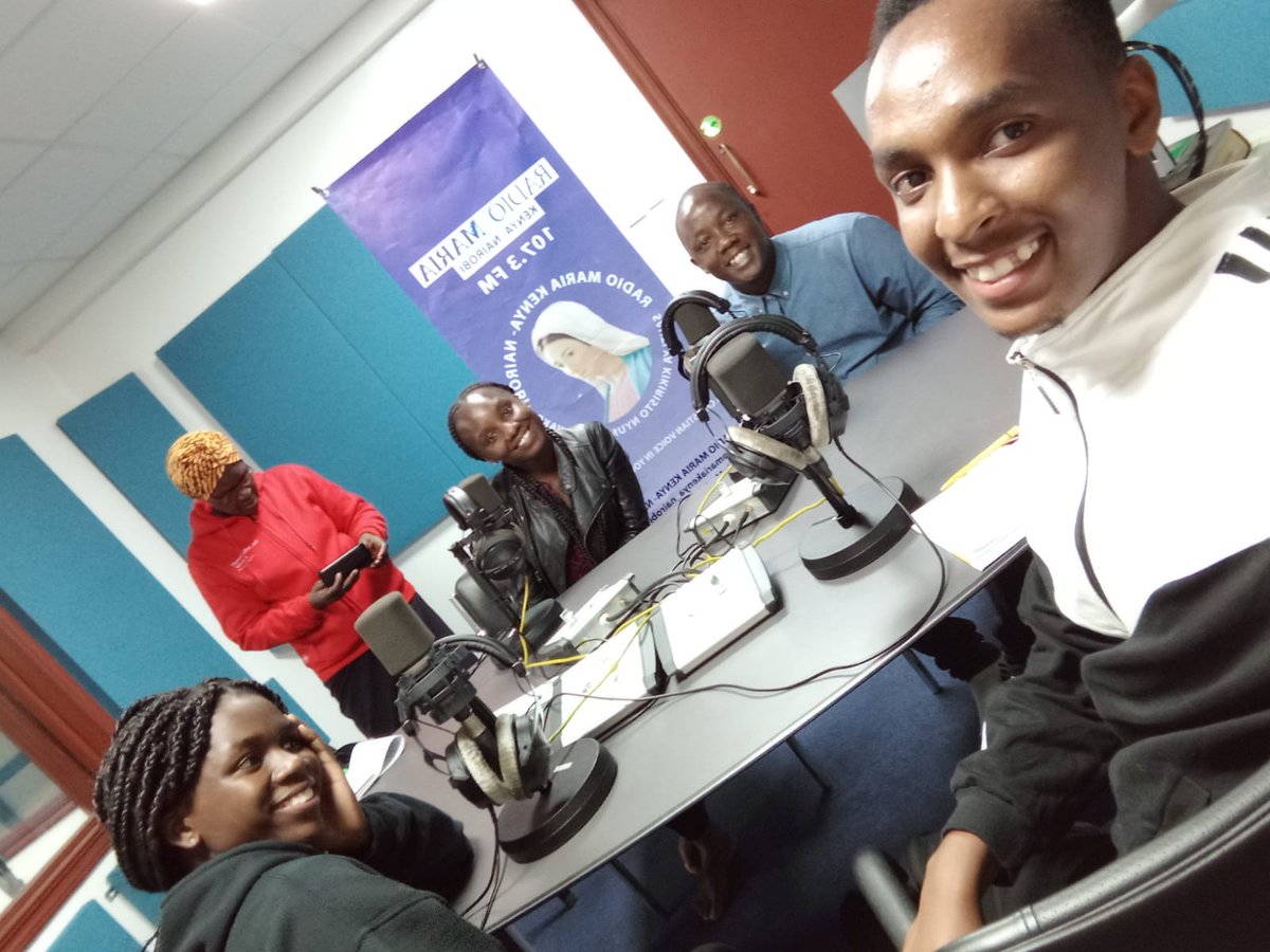 AORMagis's tweet photo. Thank you all for tuning to Radio Maria for our Monday evening Show.

We will always commit to spread the #Magis gospel with the aim of creating a hope filled future for the young people.

#magis2023 #bemagis #WYD  #Catholic https://t.co/apu7KDF9rt