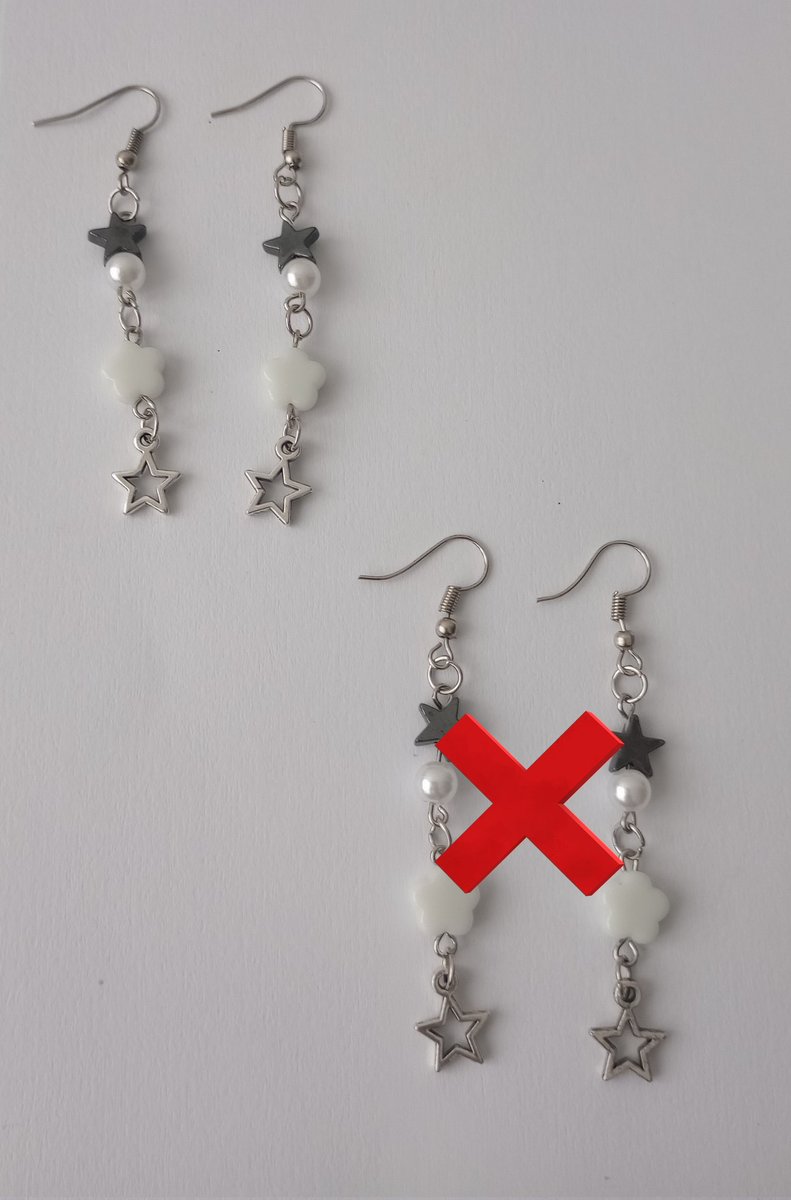 kirochive_'s tweet photo. Wts earrings ph
✮ 25 php ( 1 stock ) 

- shopee c/o lalamove or ggx for shipping
- I ship within the Philippines only ! 

✮ reply or dm to claim 
- be 100% sure before claiming https://t.co/Kyr4PQ6h23