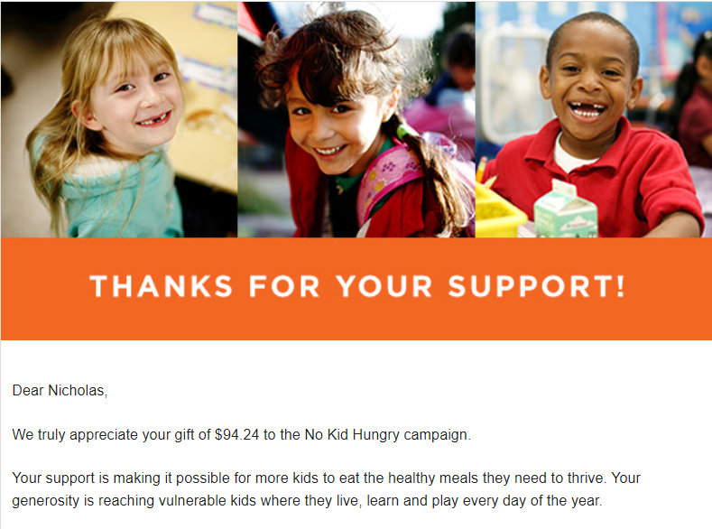 cryptoniclive's tweet photo. The donations to @nokidhungry and @afspnational have been made for the Regrettable Holiday Album! 

Thank you to everyone who shared, bought, and worked on the album! This is by far the most we've ever raised, at a total of $184 dollars after all Bandcamp and PayPal fees.

:) https://t.co/KvaZtFJO7C