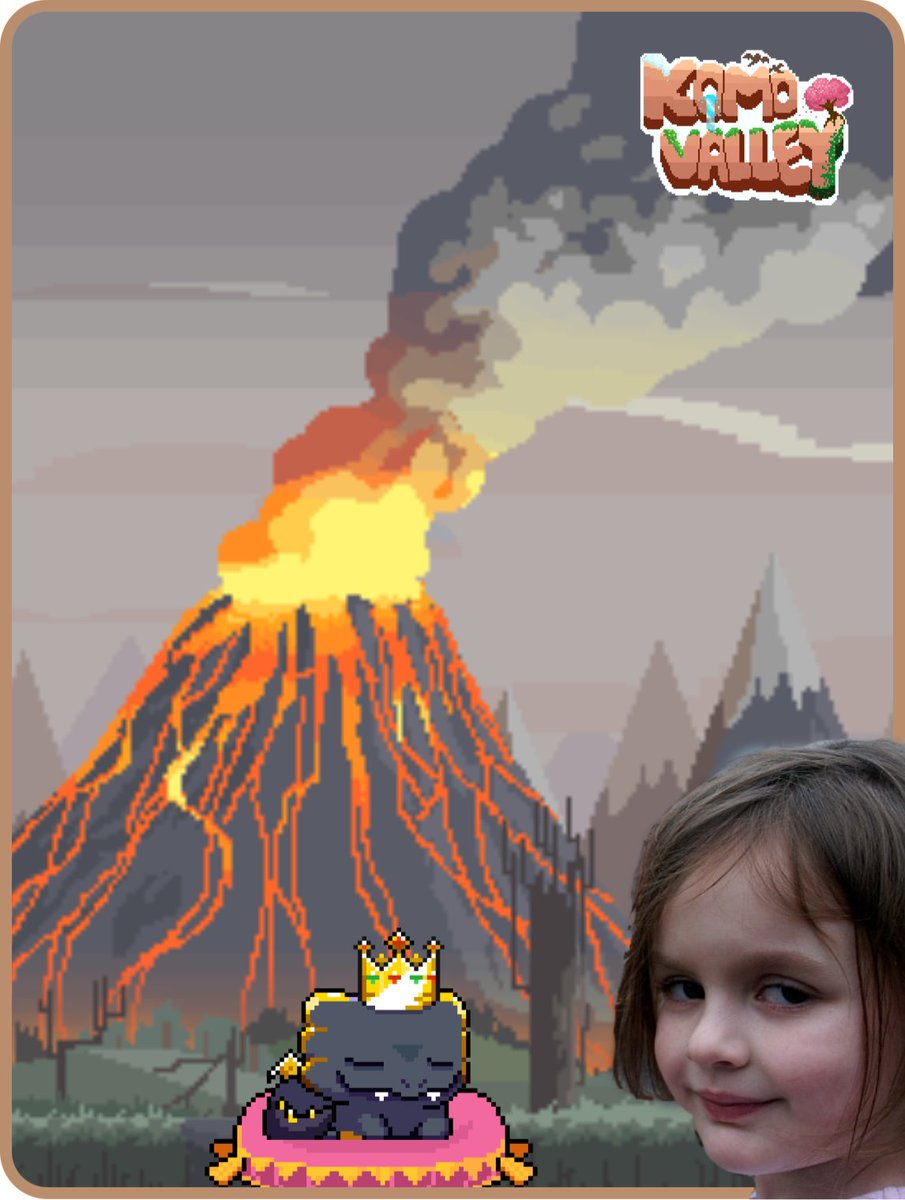 Ethlas_Official's tweet photo. When everything is on fire but your Komo is still vibing with their new pillow 😗 

New items coming out soon on Komo Valley, stay tuned 😉 

Play Now: https://t.co/wgkqEn7g24 

#Ethlas #KomoValley #Kawaii #PixelArt #Memes #Disastergirl #PlayNow #ios #android #freetoplay https://t.co/dLDlYW5YWG