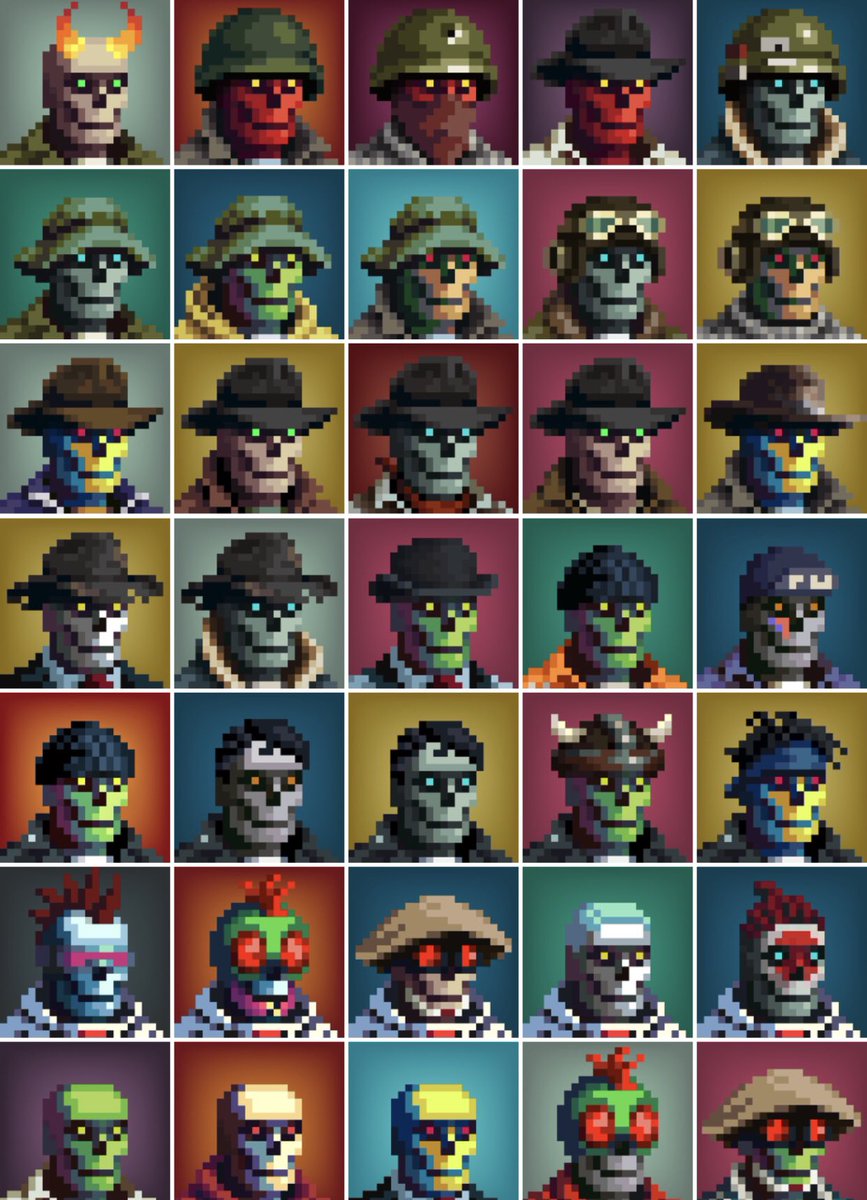 There are 34 <a href="/GenuineUndead/">Genuine Undead</a> under .5 ETH now ⬅️⬅️⬅️⬅️
76 were swept 21 hours ago 🧹 It will not be the last sweep I guarantee you 🤫 Hurry 🏃‍♂️ #NFT #NFTs #ETH
