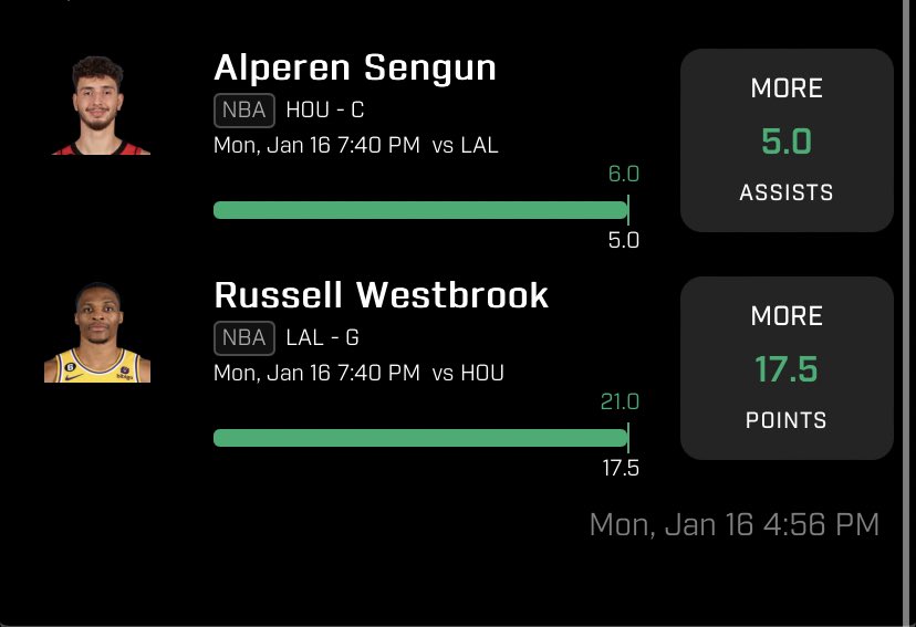 CartmanLocks's tweet photo. BANGGGG ✅✅
That’s how you end the night!
#BetsWithTaylor #NBAProps #PrizePicksNBA #SportsBetting https://t.co/TPecGbIiYh