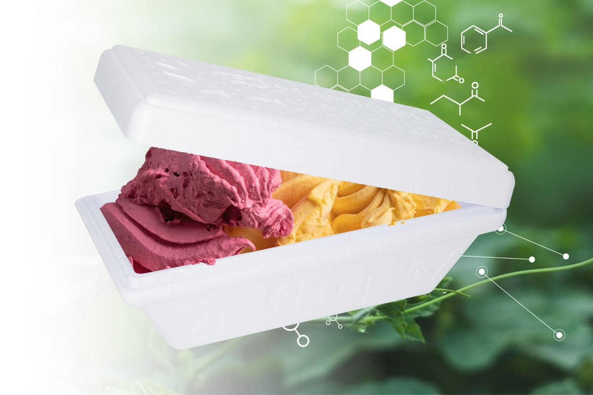 BASF's tweet photo. #ImballaggiAlimentari has launched with Remaxigel #sustainable ice cream boxes made of Styropor® Ccycled™. During production, fossil raw materials are replaced by pyrolysis oil obtained through #ChemCycling. This saves #CO2 and supports #circulareconomy. https://t.co/p40H7CBPXs