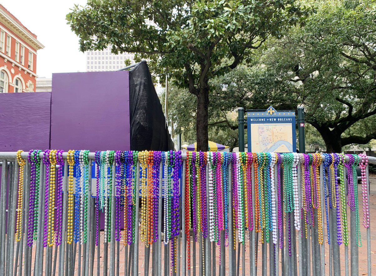 DavidMora's tweet photo. 5 weeks until Mardi Gras! 💜💛💚 #FatTuesday #MardiGras #NewOrleans https://t.co/q345AVSf5f