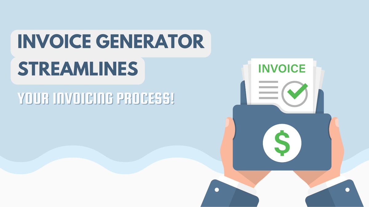 webcheckwriter's tweet image. Creating and sending invoices is now easier than ever with the invoice generator!
Learn more: onlinecheckwriter.com/invoice-genera…
#InvoiceGenerator #InvoiceManagement