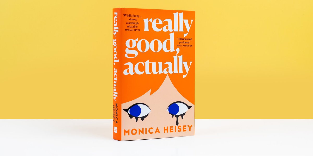 Huge congratulations to @monicaheisey, #ReallyGoodActually publication day is finally here! 🧡💙

Laugh-out-loud funny and painfully relatable, Really Good, Actually is an irresistible debut novel about the uncertainties of modern love, friendship and happiness. 🥲