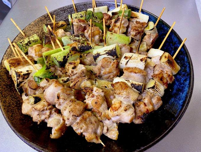 塩焼き鳥完成🤗✨ 