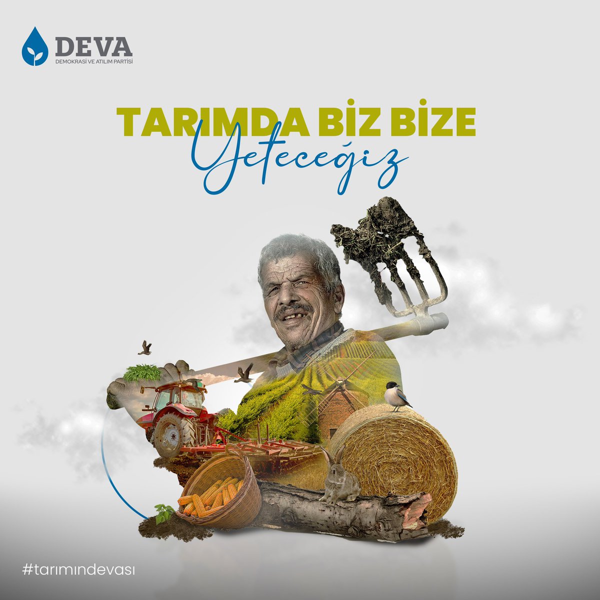 Tarımda kendi kendine yeten bir ülke için DEVA hazır! #2023devaolacak #devatürkiyesi #tarımındevası #gençdeva #devapartisi