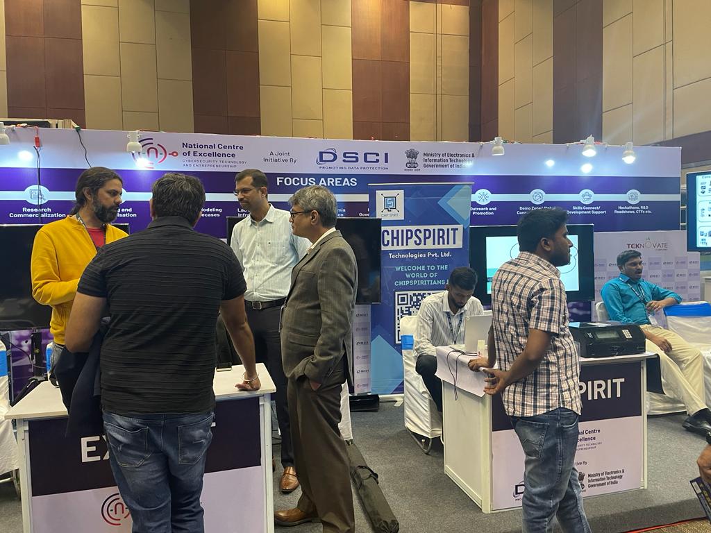 CoeNational's tweet image. Participating in the #VLSID2023 conference was a great experience. Our incubated start-ups had the opportunity to network and present their endeavors to hardware security professionals. (1/2)