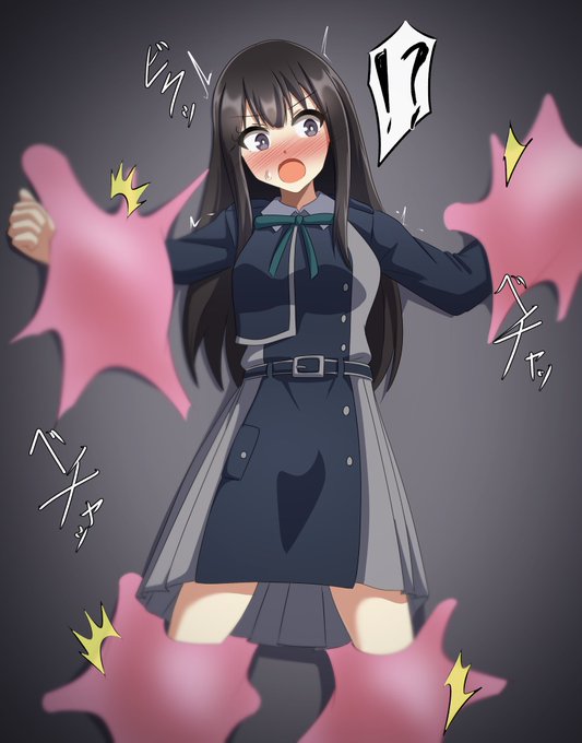 skebより、たきなさん粘着拘束ピンチ。 