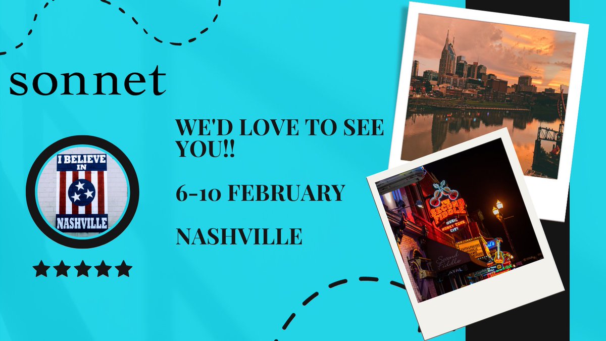 Sonnet (@sonnetmusicuk) on Twitter photo Team Sonnet will be in #Nashville from the 6th-10th February.
š» Email georgie@sonnetmusic.co.uk or ping us a message to arrange a meeting ā weād love to connect!
#travel #usa #countrymusic #network #musicindustrynashville #musicbusiness Team Sonnet will be in #Nashville from the 6th-10th February.
š» Email georgie@sonnetmusic.co.uk or ping us a message to arrange a meeting ā weād love to connect!
#travel #usa #countrymusic #network #musicindustrynashville #musicbusiness