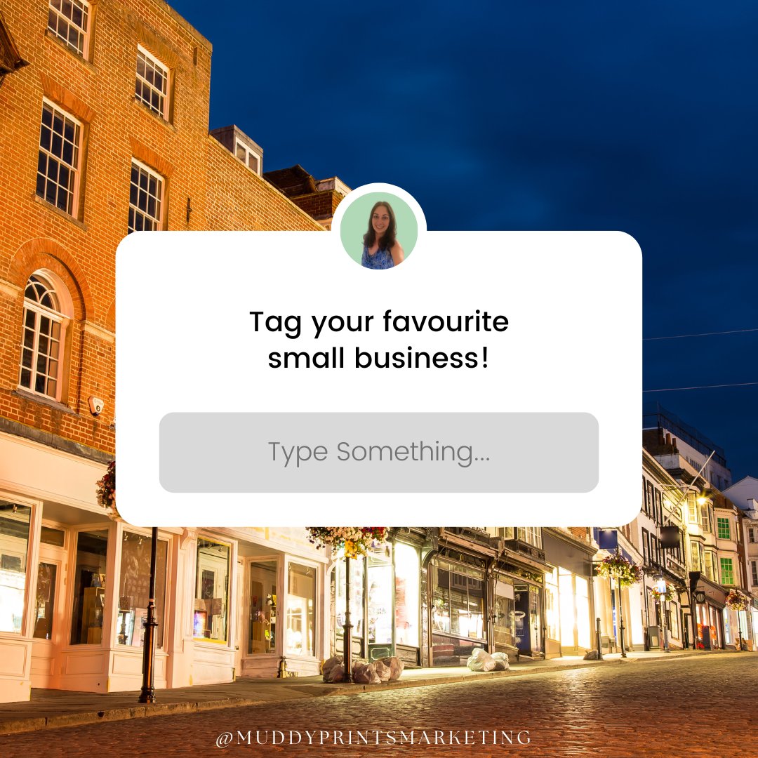 Let's support our local, small businesses!  🤝

Tag a favourite small business below, let's get them some exposure! 👇

#smallbusinessuspport #localbusinesslove #tagabusiness #muddymarketing