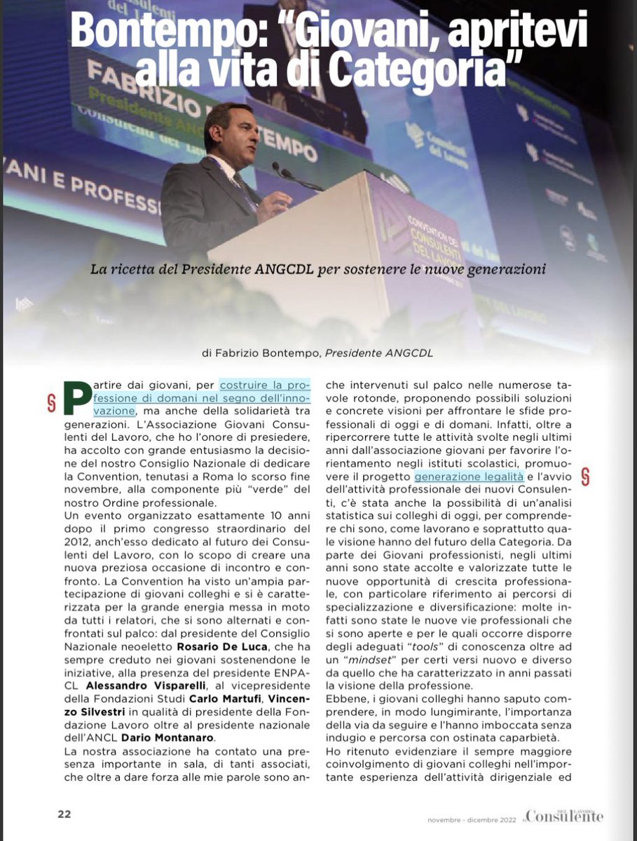 “I giovani non sono vasi da riempire, ma fiaccole da accendere” cosi Plutarco quasi duemila anni fa promuoveva la tendenza a sviluppare nei giovani l’autonoma capacità e voglia di apprendere.

#Lungimiranza, #specializzazione, #tecnologia <a href="/FbontempoTo/">Fabrizio Bontempo</a>