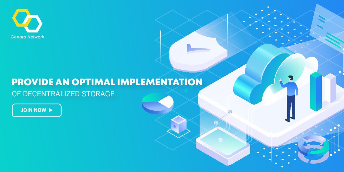GenaroNetwork's tweet photo. Provide an optimal implementation of decentralized storage
#Blockchain #CloudStorage #Clouds #Storage #cloudsecurity #security #Cloudspace #space #Encrypt #Cryptos #CryptoMarket #cryptocurrency #GenaroNetwork #Genaro #Network #GNX https://t.co/3Za9sv3w0p