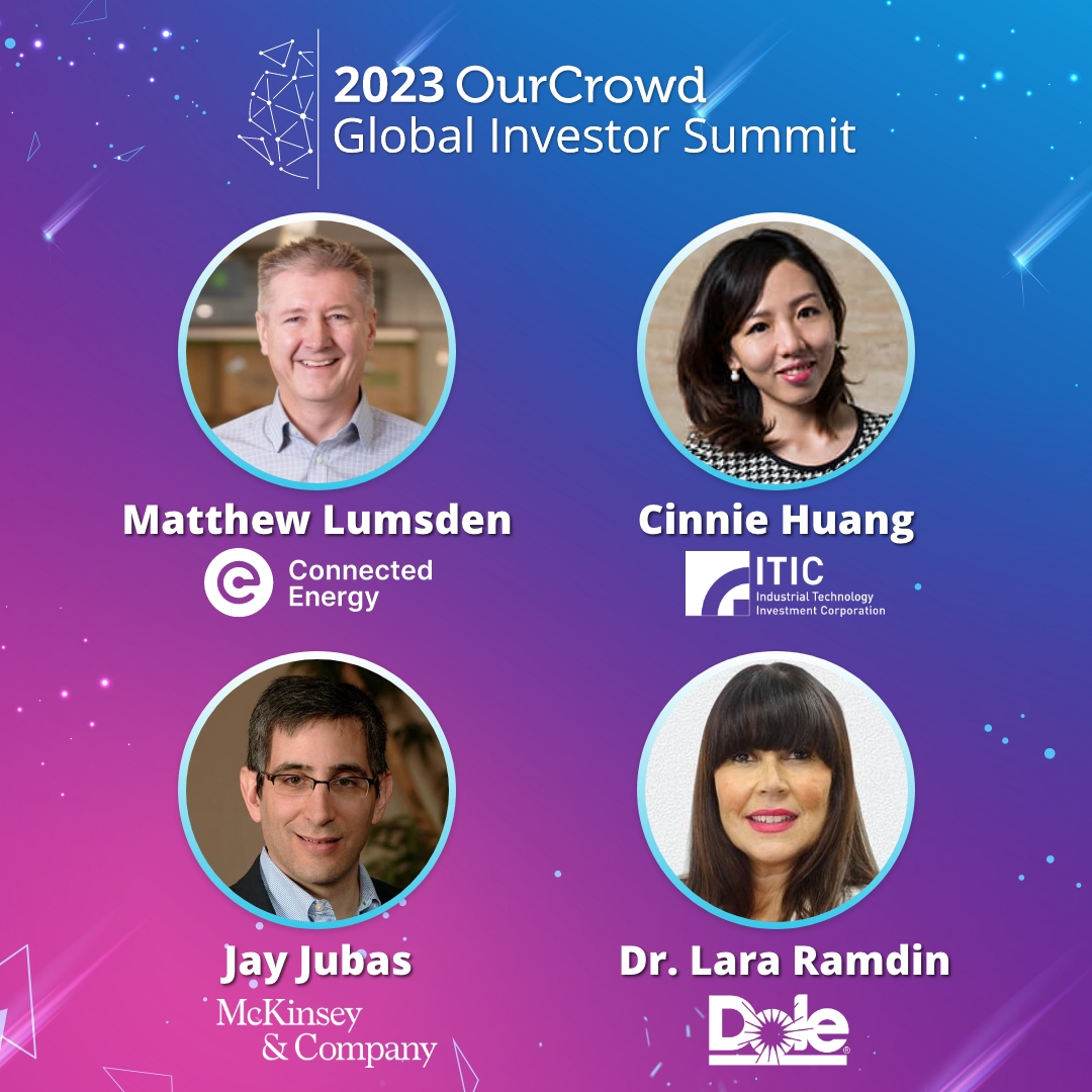 OurCrowd (@ourcrowd) on Twitter photo Only a few weeks until OurCrowd Global Investor Summit. We'll hear from <a href="/McKinsey/">McKinsey & Company</a>'s Jay Jubas, <a href="/DoleTweets/">Dole Tweets</a> Dr. Lara Ramdin, <a href="/connected_energ/">Connected Energy</a>'s Matthew Lumsden, ITIC's Cinnie Huang, and dozens of others.
Register today - bit.ly/3G2x71j Only a few weeks until OurCrowd Global Investor Summit. We'll hear from <a href="/McKinsey/">McKinsey & Company</a>'s Jay Jubas, <a href="/DoleTweets/">Dole Tweets</a> Dr. Lara Ramdin, <a href="/connected_energ/">Connected Energy</a>'s Matthew Lumsden, ITIC's Cinnie Huang, and dozens of others.
Register today - bit.ly/3G2x71j