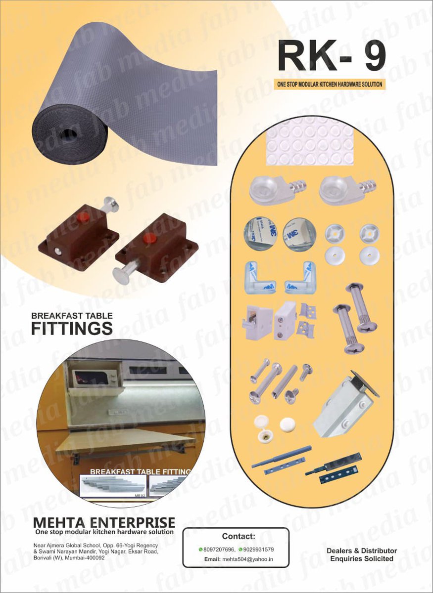 HardwareForever's tweet image. MEHTA ENTERPRISE

Contact: 8097207696, 9029931579

#hardwareproducts #hardwareforever  #breakfasttable #kitchendecor #modularkitchen #modularkitchendesigns #modularkitchenfurniture #modularconstruction #modularkitchenindia #modularhome #modularkitchenshowroom #modularkitchenideas