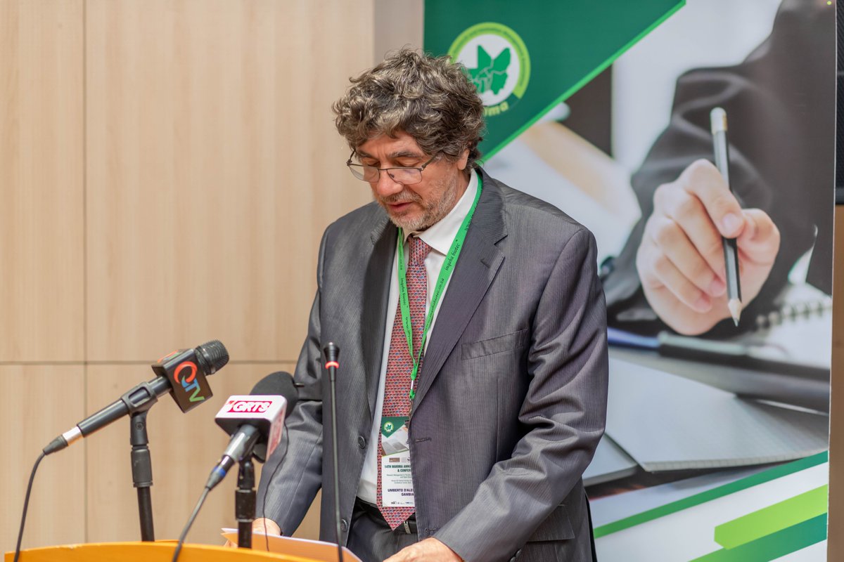 mrcunitgambia's tweet photo. "We have set up a strong support environment for scientists and principal investigators as we define those researchers who are able to attract research grants."

@UmbertoDAlessa2, Unit Director @mrcunitgambia 
#WARIMA14 https://t.co/c4XbeteIoa