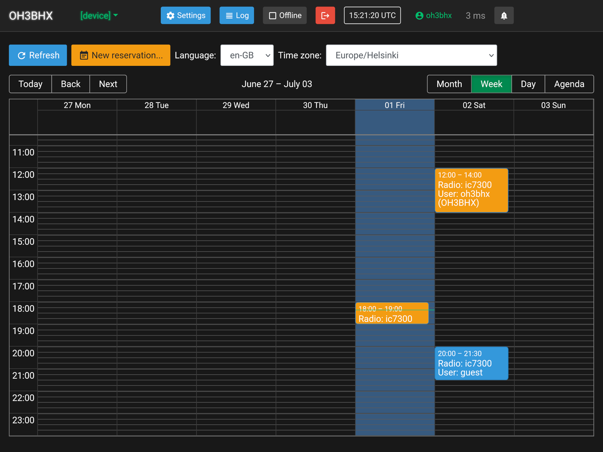 WebRadioCtrl's tweet image. Is your ham radio club station idle and unused?

Allow club members operate remotely with Web Radio Control software. Give operators exclusive, uninterrupted access to the station with the built-in reservation calendar.

Get free trial: webradiocontrol.tech

#hamradio #hamr