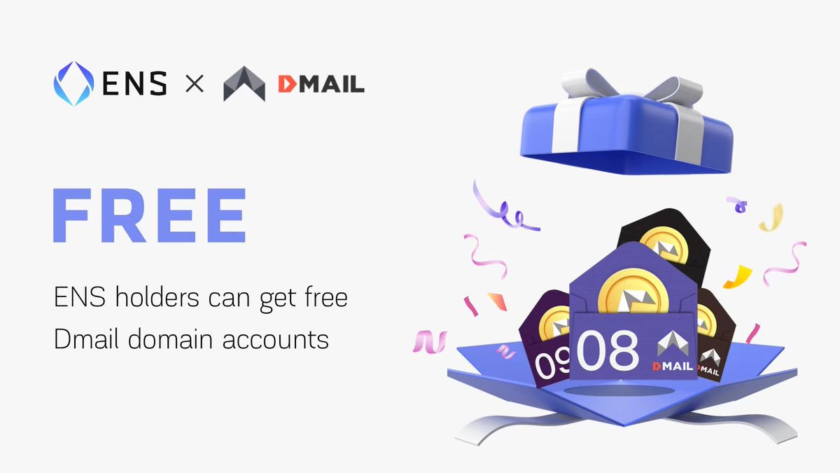 GA DAO🍥 on Twitter "🥁Mint Free Dmailofficial 3 Mailbox Domain By