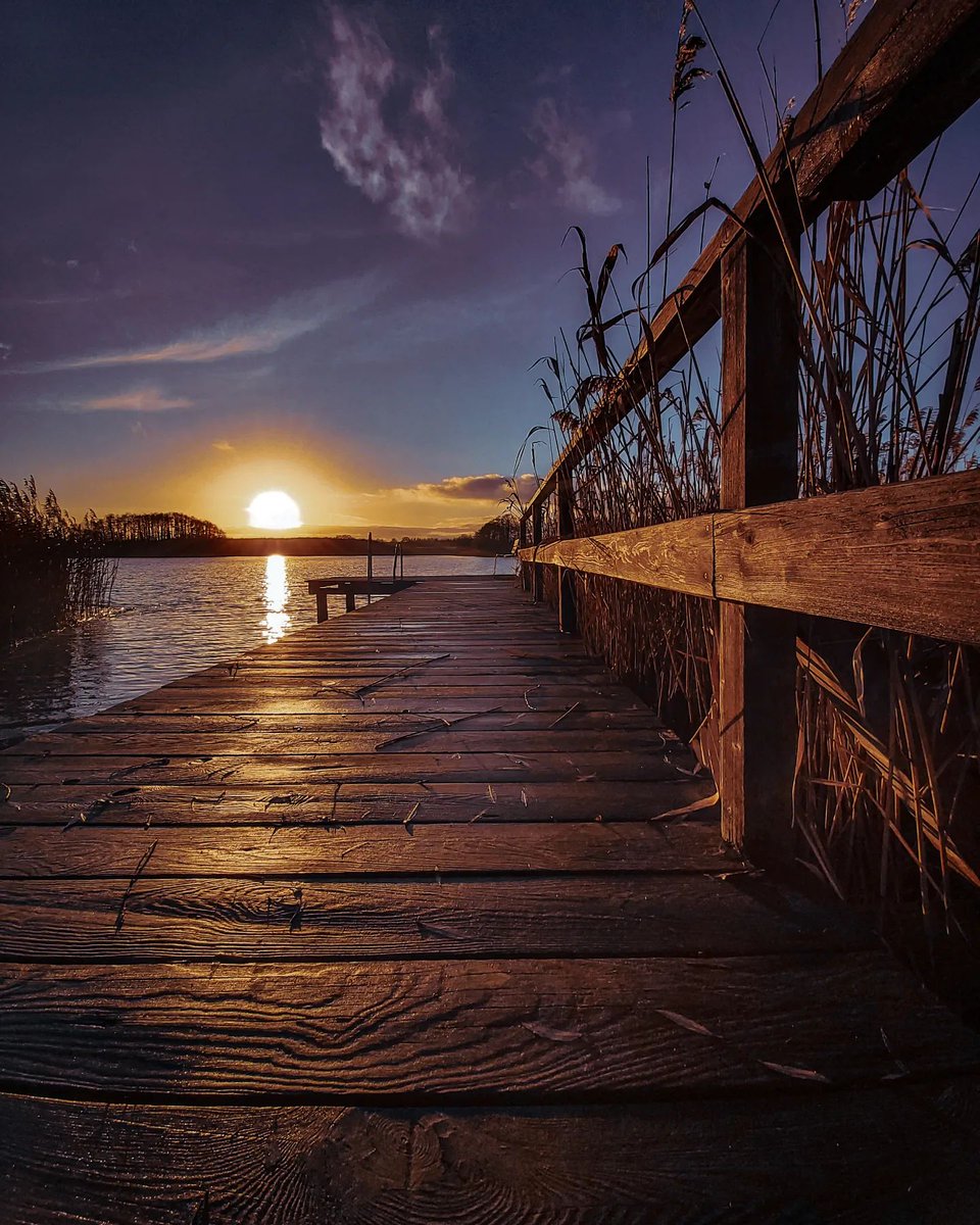 Sunset on January 16th, 2023 in the Denmark 🌞