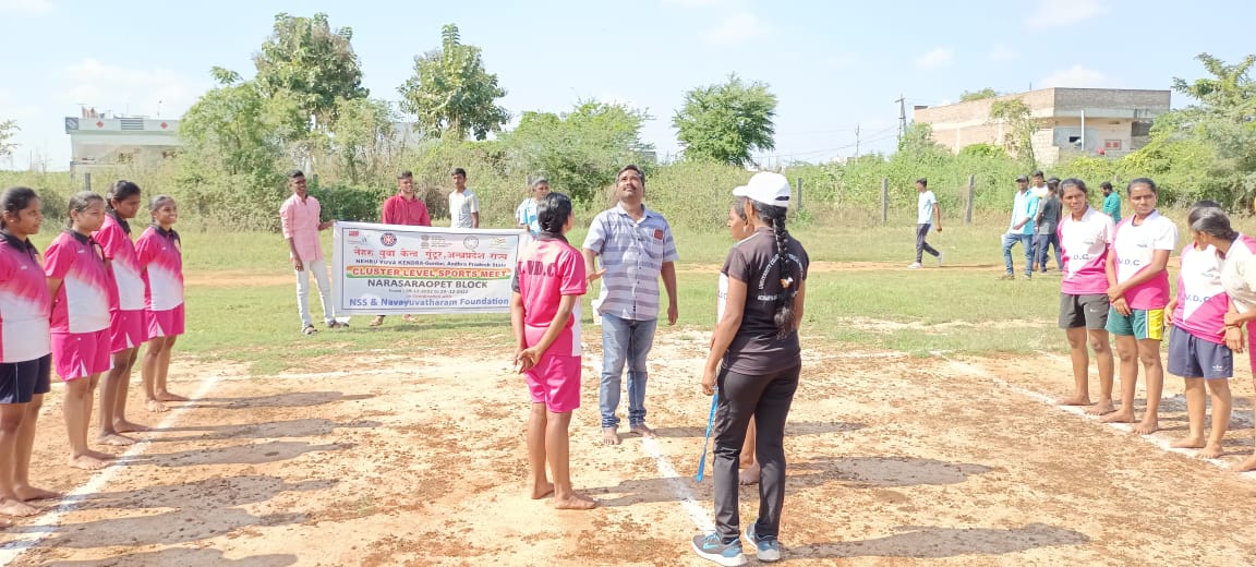 DycGuntur's tweet photo. #clusterlevelsportsmeet #sportsmeet2022 Organised in coordination with #navayuvataramfoundation at #Narasaraopet #palnadu District #NYKSINDIA #NYKS4Nation #nyks #MinistryOfYouthAndSports #abyuvabolega #NewIndia @Nyksindia https://t.co/CrkJcxXK96