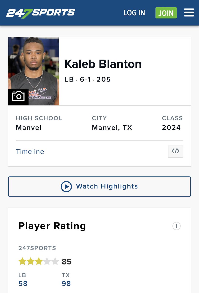 Blessed to ranked a 3⭐️<a href="/247Sports/">247Sports</a> <a href="/BHoward_11/">Brandon Howard</a> <a href="/AlexKing___/">Alex King</a> <a href="/Perroni247/">Brian Perroni</a> <a href="/HokaHeyFootball/">HokaHeyFB</a> <a href="/jeffries_jacob/">Coach Jeffries</a>