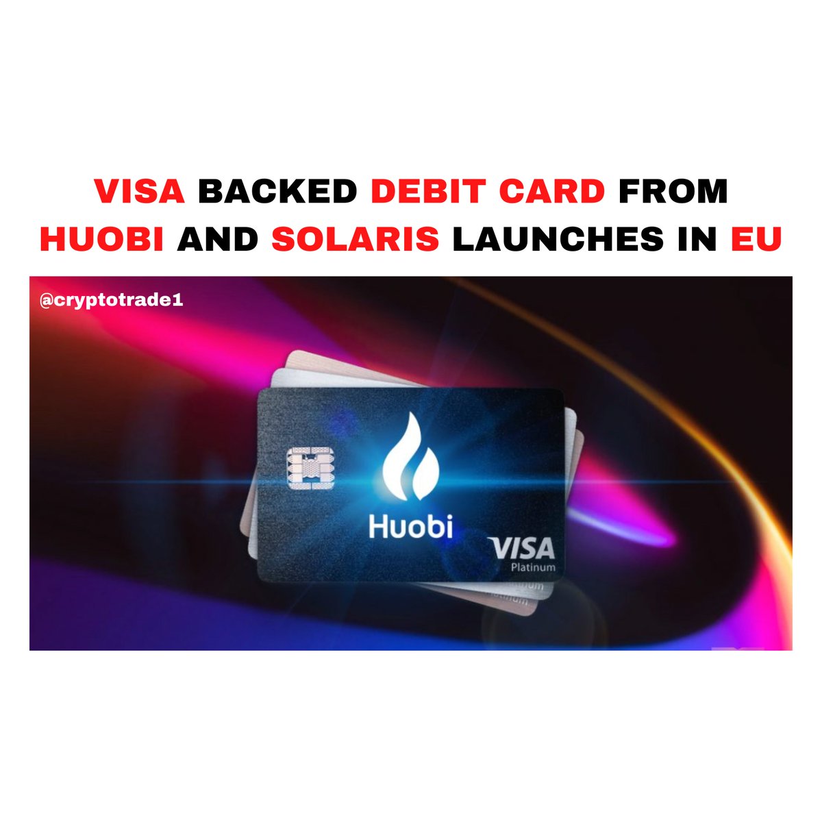 SHIBA_token01's tweet photo. Visa has supported a partnership by Huobi and Solaris to allow their European users to make payments from their crypto account using Visa-backed debit cards.
#crypto #cryptocurrency #cryptotrading #cryptonews #cryptoart #cryptoworld #cryptoinvestor #cryptomarket #cryptomining https://t.co/cRk7ciXz4n