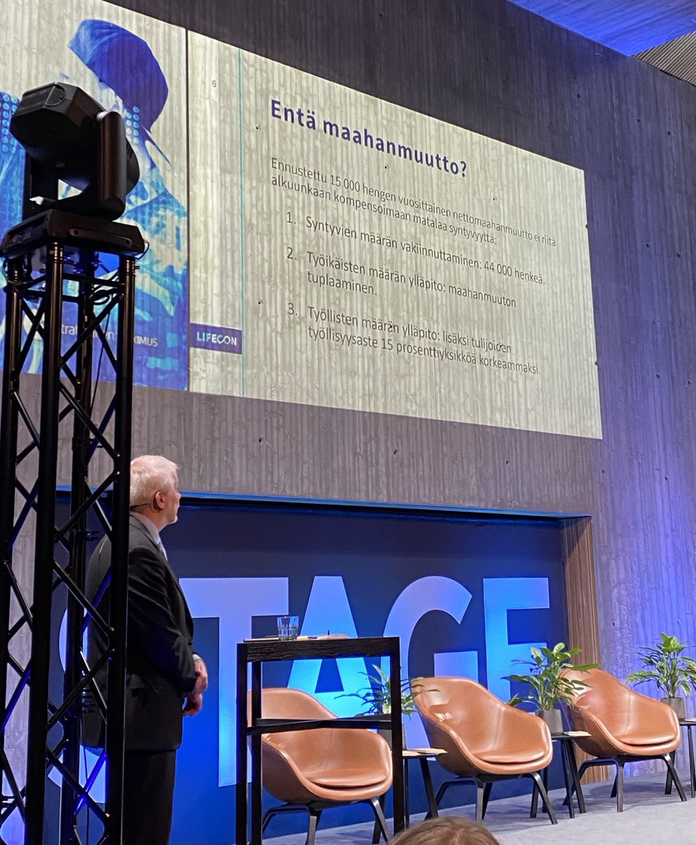 AJTanskanen's tweet photo. Työikäisten määrän vakiinnuttaminen edellyttää maahanmuuton tuplaamista #lifecon https://t.co/Fwb5CY6eIG