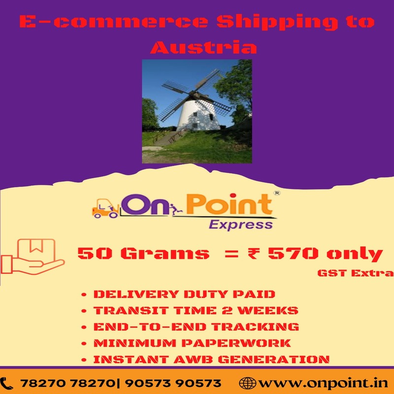 OnPointExpress_'s tweet photo. Do you want to send any courier from #Jaipur to Austria? 
You can send it with your best shipping service @OnPointExpress_. 

@Etsy  
#courierservice #couriertoaustria  #onpoint #delivery #onpointexpress #ecommerceshipping #internationalcourierservice #austria https://t.co/lRg9oaNiCa