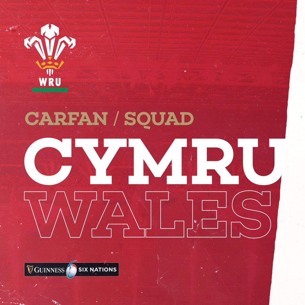 WelshRugbyUnion's tweet photo. 🏴󠁧󠁢󠁷󠁬󠁳󠁿 𝘾𝘼𝙍𝙁𝘼𝙉 𝘾𝙔𝙈𝙍𝙐 🏴󠁧󠁢󠁷󠁬󠁳󠁿

🔥 Your Welsh squad for the @SixNationsRugby

🤠 Capten : Ken Owens

#WelshRugby