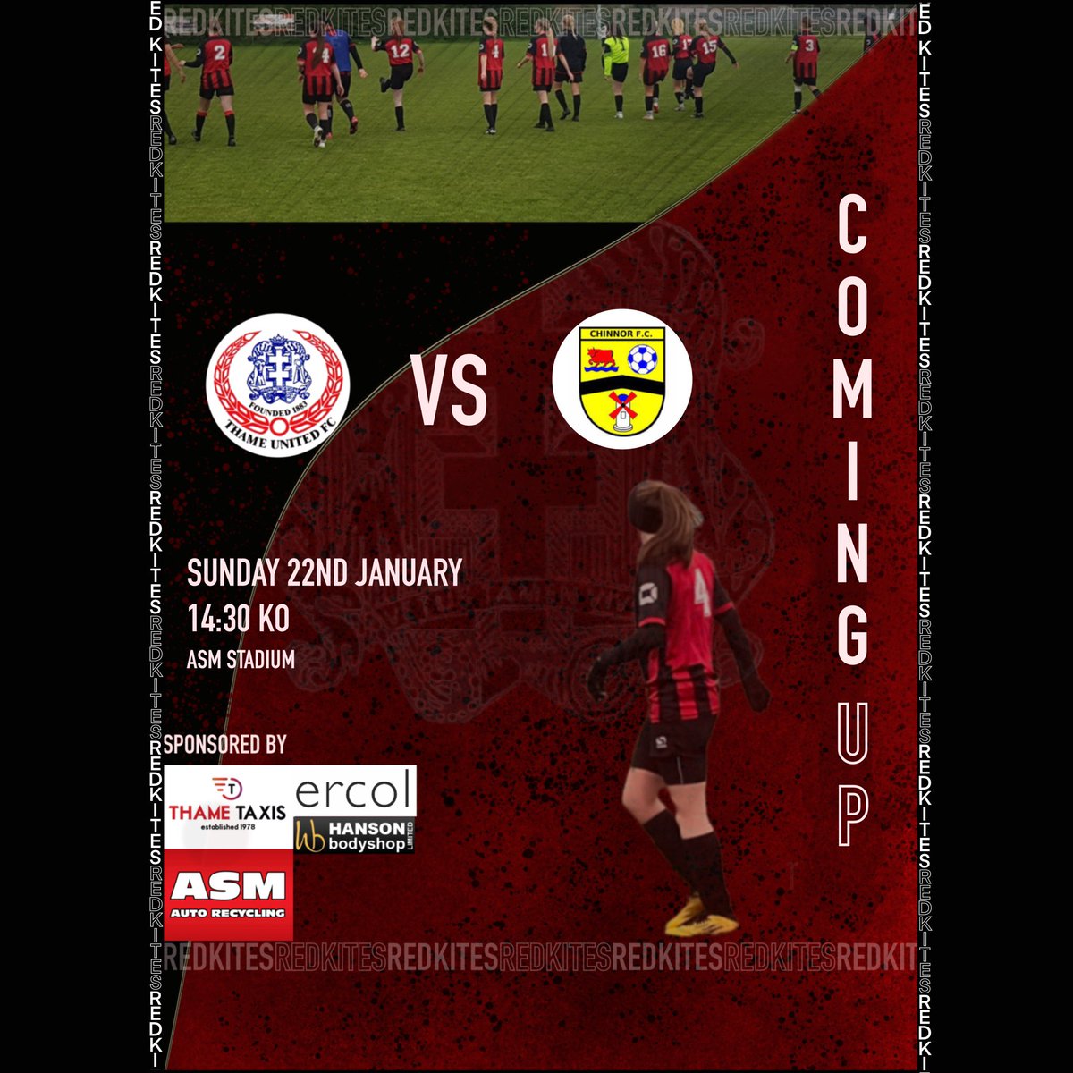 LadiesFHFC's tweet photo. Get down to support the ladies as we look to pick up our first points in 2023 against  @chinnorladiesfc. Kick off has been moved to 14:30. https://t.co/iQO1DqkDPn