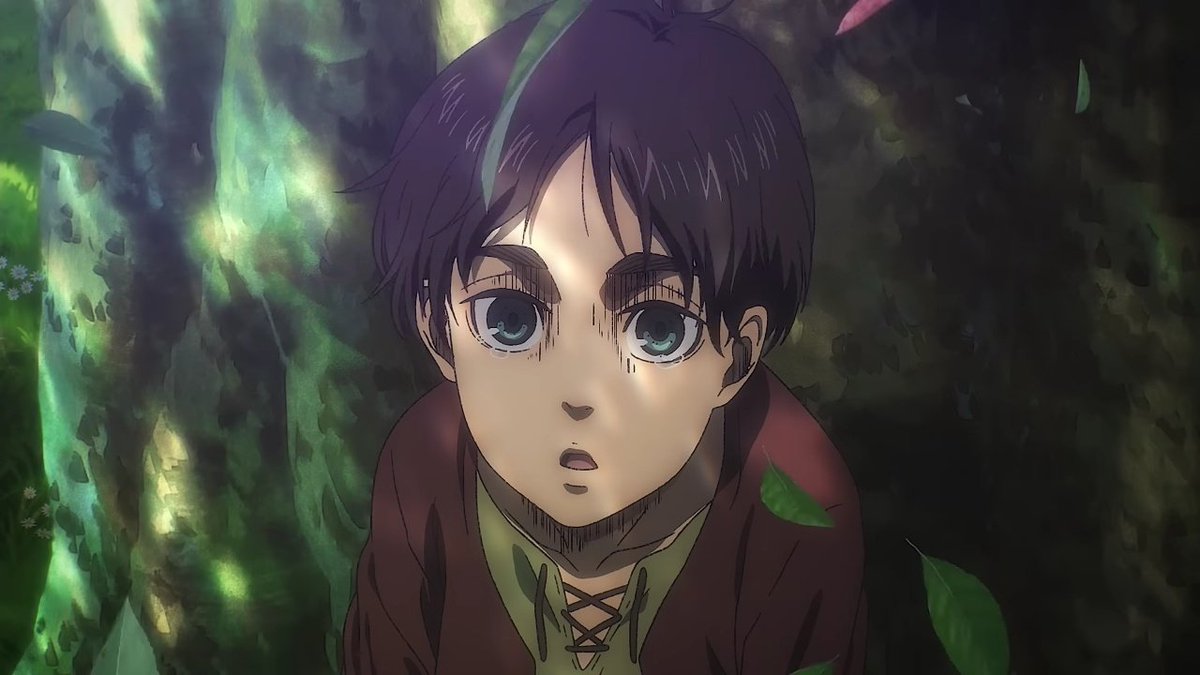 erenjdaily's tweet photo. eren in the official trailer for attack on titan the final season part 3 https://t.co/RXRO4cEtlm