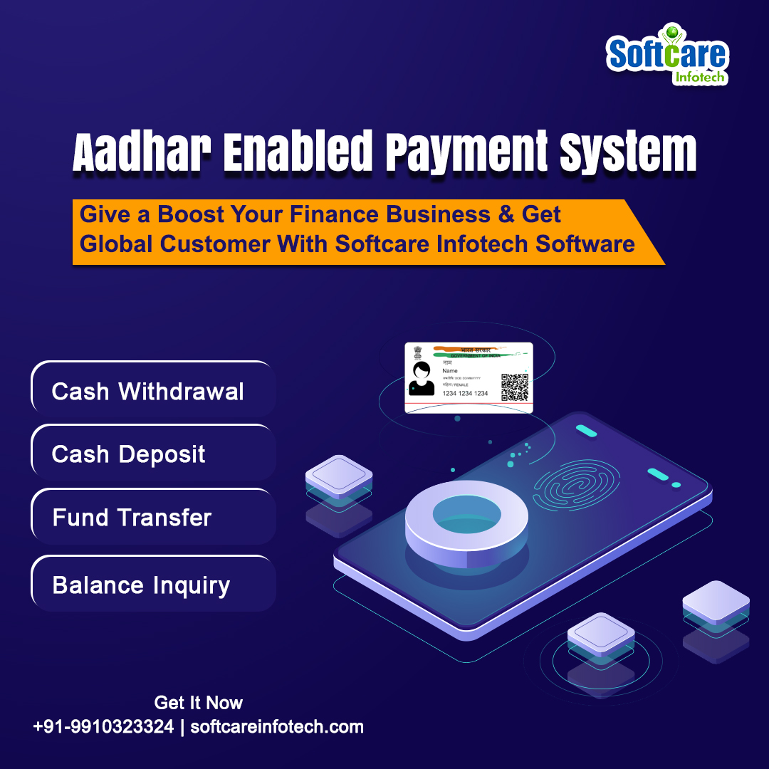 softcareinfotec's tweet image. Give a Boost to Your Finance Business & Get Global Customers with Softcare Infotech Software.
For a Free Demo Call -+91-9910323324
Book a free demo Now:-bit.ly/3FTl9rt
#AEPSAPI #AEPS #iciciaeps #yesbankapi #nsdlbankapi #CashWithdrawal #balanceenquiry #ministatement