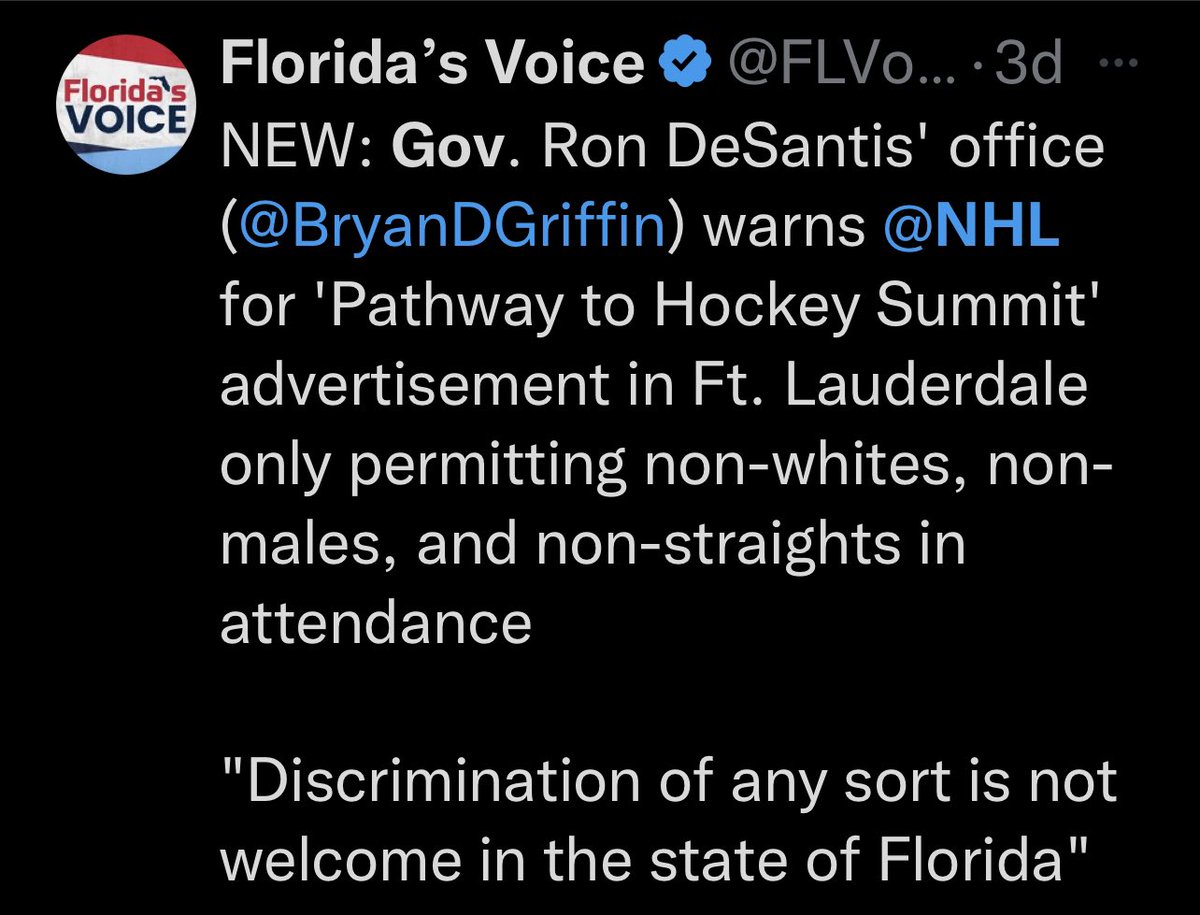 MarD09's tweet image. Maybe white people should stop attending @nhl games. How would that work out for you #garybettman?   This is a disgrace.  I’m embarrassed to be a hockey fan! 😡 #isles @NYIslanders I certainly will not be watching any part of the #NHLAllStar  game.